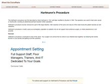 Tablet Screenshot of hartmannprocedure.org